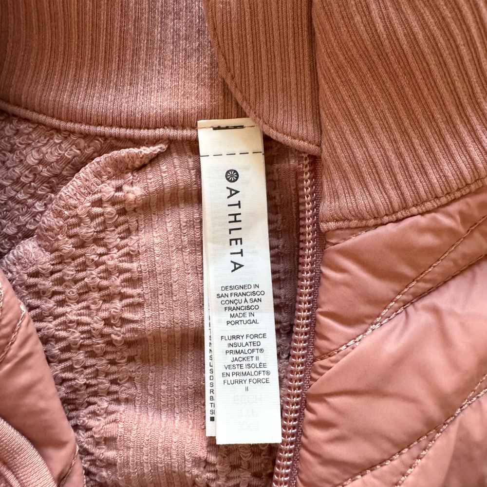Athleta Jacket Insulated Primaloft Jacket Ii Peac… - image 4